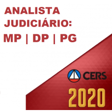 ANALISTA JUDICIÁRIO DE MINISTÉRIO PÚBLICO (MP), DEFENSORIAS E PROCURADORIAS (CERS 2020)