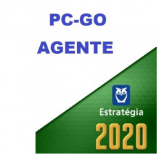 AGENTE - PC GO ( POLÍCIA CIVIL DE GOIÁS - PCGO ) - ESTRATEGIA 2020